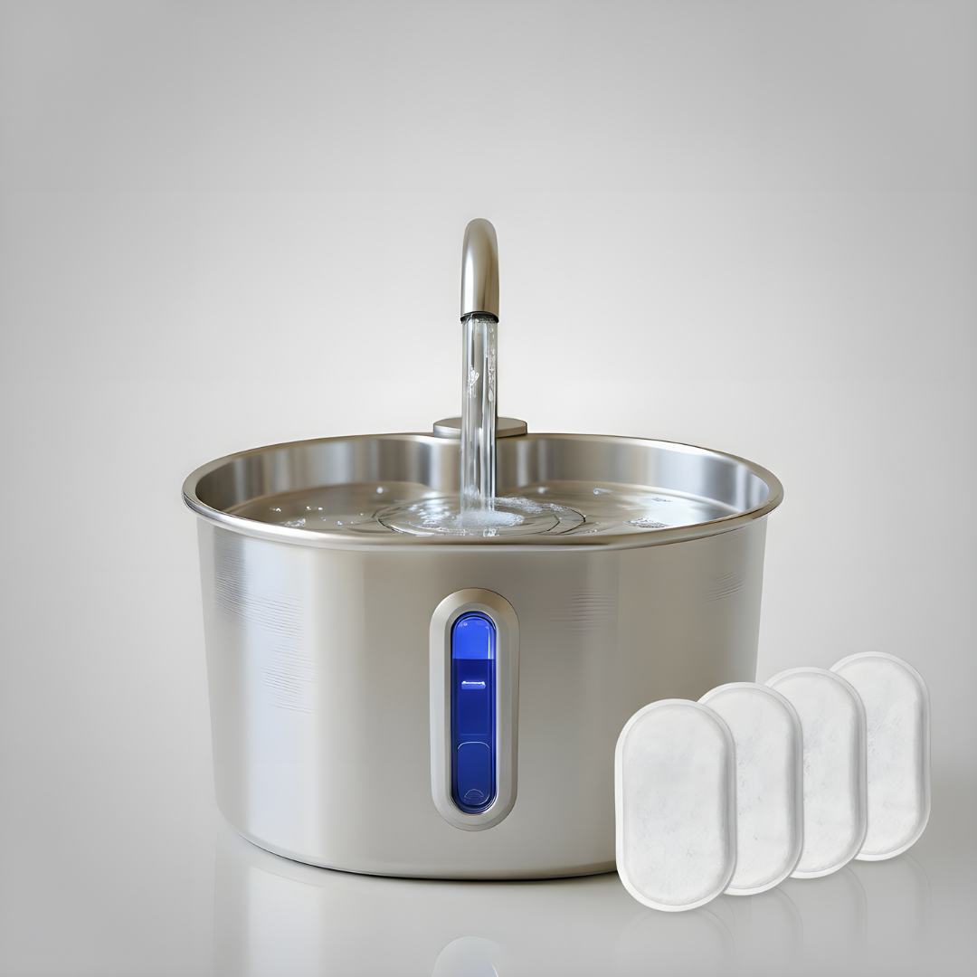 Hydrie 2.2L Premium Stainless Steel Pet Water Fountain